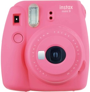 fujifilm instax mini 9 party box flamingo pink instant camera(pink)