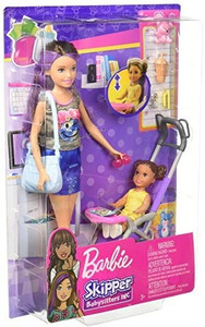 BARBIE Skipper Babysitters Inc. Doll and Stroller Playset