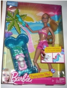Barbie puppy shop water park playset