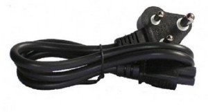 zofia z65 1.5 m Power Cord(Compatible with computer, Black)