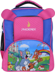 Flipkart PHOENIX Tom Jerry Digital Printed School Bag Pink