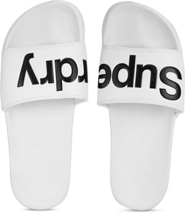 Superdry sliders white online