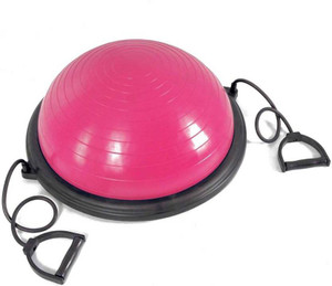 Ipop Retail Bosu Ball with Resistance Bands Foot Pump PINK Gym Ball Price in India Buy Ipop Retail Bosu Ball with Resistance Bands Foot Pump PINK Gym Ball online at Flipkart