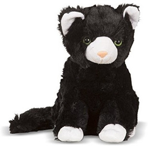 MELISSA DOUG Midnight Cat Stuffed Animal 10.16 cm Midnight
