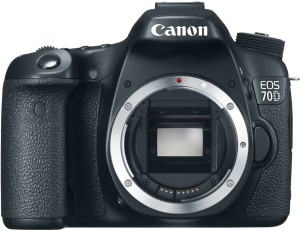 canon eos 70d 20.2 mp digital slr 18-55 dslr camera(black)