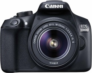 canon eos 1300d 18mp digital slr isii lens dslr camera(black)