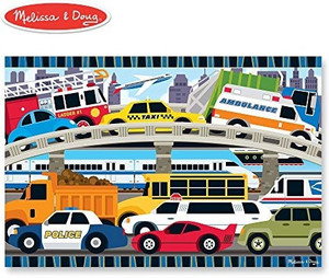 Melissa and doug traffic jam puzzle 2025