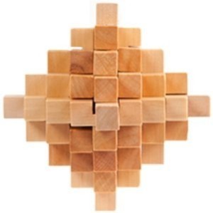uPuzzled Fillmore's Large Wooden 3D Diamond Puzzle Adult