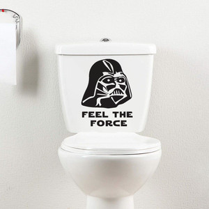 100yellow 20.32 cm Toilet sticker Self Adhesive Sticker Price in