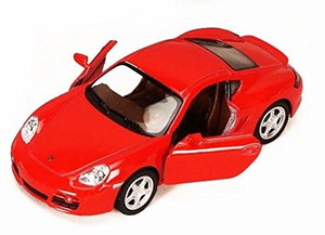 Kinsmart Porsche Cayman S Red 5307D 134 scale Diecast Model