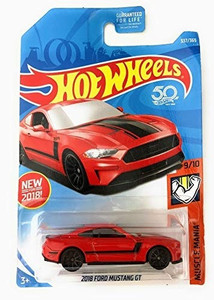 HOT WHEELS 2018 50th Anniversary 2018 Ford Mustang GT 337365 Red
