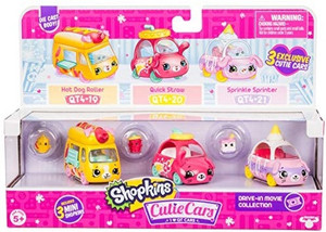Shopkins cars 3 pack shop