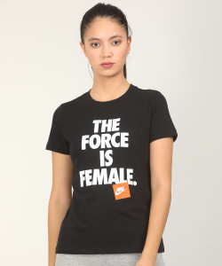 Nike the force is female t shirt top