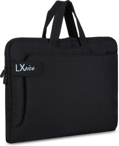 Lxoice 15.6 inch Expandable Laptop Messenger Bag Black Price in India Flipkart