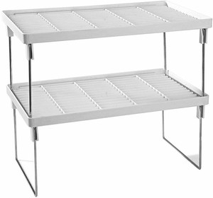 Easyroot Containers Kitchen Rack Plastic Multipurpose Plastic Folding Rack Kitchen Racks and Shelves for Storage Folding And Stackable Racks for Kitchen Set of 2 Small White Price in India Buy Easyroo...