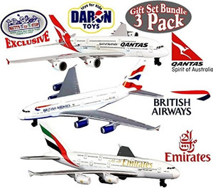 British airways toy plane set top