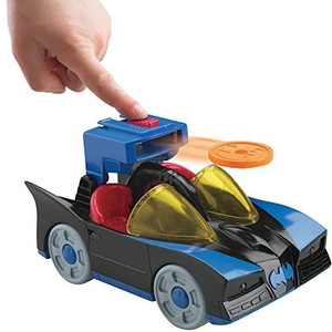 FISHER PRICE Imaginext DC Super Friends Batmobile with Lights