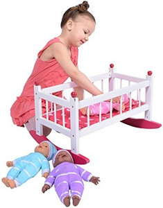 Doll rocker discount and cradle