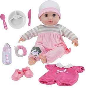Jc Toys Berenguer Boutique 15 Soft Body Baby Doll Pink 10 Piece