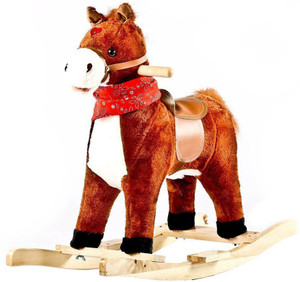 BabyBliss Unicorn Horse Mini Wooden Rocker walker for Kids with