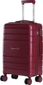 NASHER MILES Lisbon Hard-Side Polypropylene Check-In Luggage Bag Burgundy 28 Inch | 75CM (Maroon) Check-in Suitcase - 28 inch