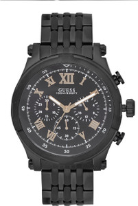 Guess Chronograph Black Dial Men s Watch W1104G2 Watches 47 OFF