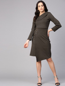 ATHENA Women Asymmetric Black Dress Buy ATHENA Women Asymmetric