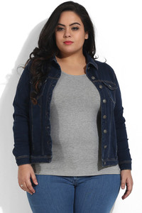 Amydus Full Sleeve Washed Women Denim Jacket Flipkart