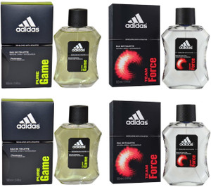 Buy ADIDAS 2 Pure Game and 2 Team Force Perfume 100ml Eau de