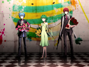 Athah Anime Assassination Classroom Kaede Kayano Nagisa Shiota Karma Akabane 13 19 inches Wall Poster Matte Finish Paper Print Animation Cartoons posters in India Buy art film design movie music