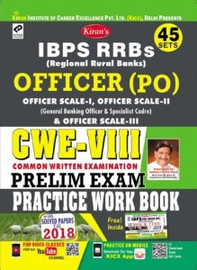 KIRAN IBPS RRBs Officer (PO) CWE VIII Preliminary Exam Practice Work Book English