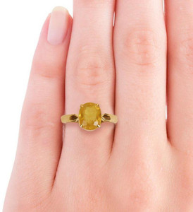 Pukhraj ring shop design for female