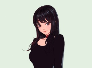 Drawing medium length anime hair front, back and side views | Anime  drawings, Anime sketch, Character drawing