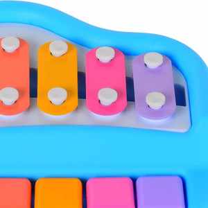 SALEOFF Xylophone 2 in 1 Premium Piano 5 Key Scale Musical Toy For