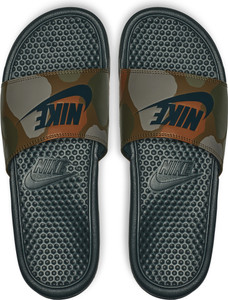 Mens green hot sale nike slides