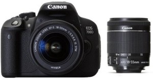 canon 4235635465 dslr camera eos 700d 18mp digital slr camera (black) with 18-55 stm lens, 8gb sd card(black)