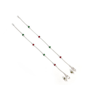 P.N.Gadgil Jewellers Suri Sterling Silver Anklet Price in India