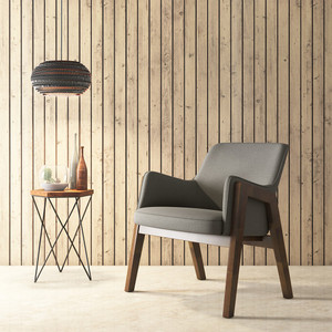 Urban Ladder Carven Lounge Chair Colour dark grey Plastic