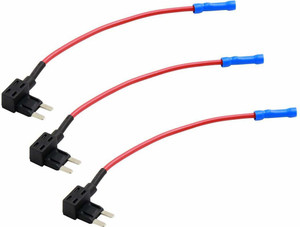 Mini fuse top piggyback adapter