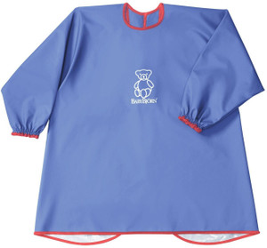 BabyBj rn BABYBJORN Long Sleeve Bib Blue Buy Baby Care