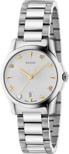Gucci g timeless watch shop silver