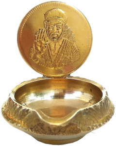 shinde exports shirdi sai baba brass diya for pooja Brass Table