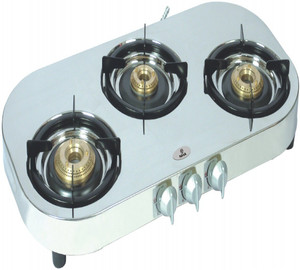 Surya stainless steel gas stove 3 burner sale