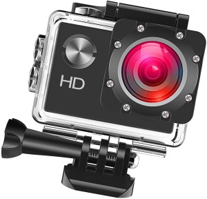 little monkey action shot new version action camera 1080pfull hd underwater sports and action camera(black, 14 mp)