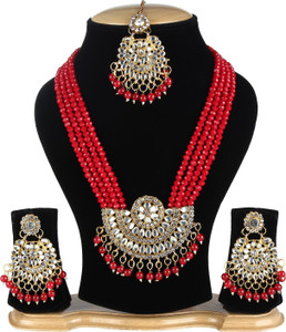 Darshini Designs Traditional party wear necklace for women Gold plated Plated Alloy Necklace Price in India Buy Darshini Designs Traditional party wear necklace for women Gold plated Plated Alloy Neck...