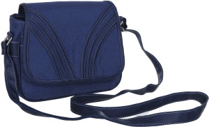 59% OFF on ASTRID Blue Sling Bag round sling bag on Flipkart