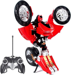 NILTOYS remote control transformer robot motorcycle bike remote