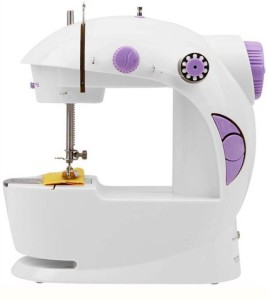 Onshoppy Multi Electric Mini 4 in 1 Desktop Functional Household Sewing Electric Sewing Machine( Built-in Stitches 12)