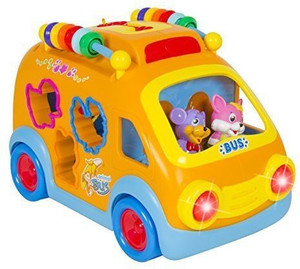 Smartcraft Happy Animal School Bus Bump and Go Action with Music Happy Animal School Bus Bump and Go Action with Music Buy Happy Animal School Bus Bump and Go Action
