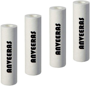 Anveeras 4 PP Spun Candle Filter 5 Micron 10 inch Suitable for All Types of Domastic R O System Solid Filter Cartridge(0.005, Pack of 4)
